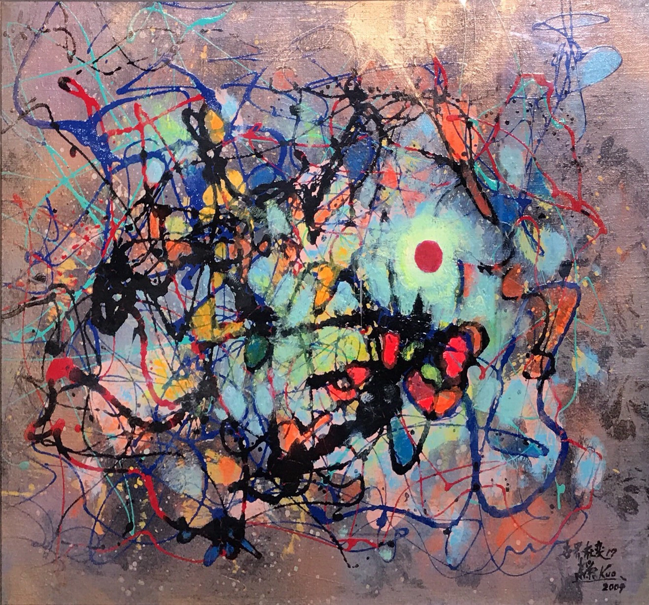 郭東榮-世界在變 油畫 64X50 12號 48萬